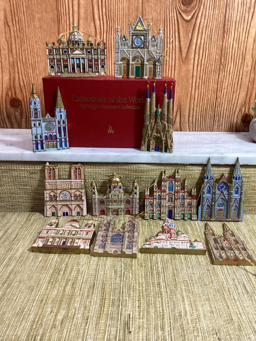 Cathedrals of the World Ornament Set of 12